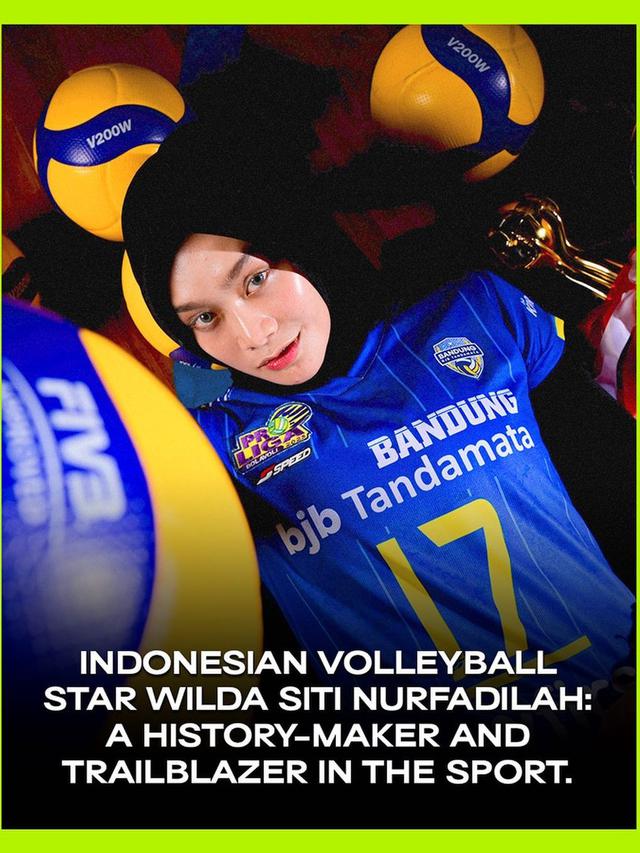 8 Potret Atlet Voli Wilda Siti Nurfadhilah, Jadi Sorotan Dunia saat Bertanding Pakai Hijab di SEA Games 2023