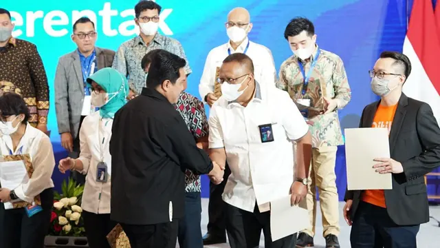 Menteri BUMN Erick Thohir meminta agar BUMN dapat berperan aktif dalam memanfaatkan peluang ekonomi digital di Indonesia dan menjadi bagian dari ekosistem digital yang saling menguntungkan. (Dok ID Food)