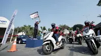 Pelepasan touring 'Pertamina Enduro Goes to Proliga' dari Jakarta ke Purwokerto. (ist)