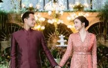 Cantik dan Anggun, Febby Rastanty Pakai Kebaya Kartini dengan Songket Palembang saat Tunangan dengan Drajat Djumantara