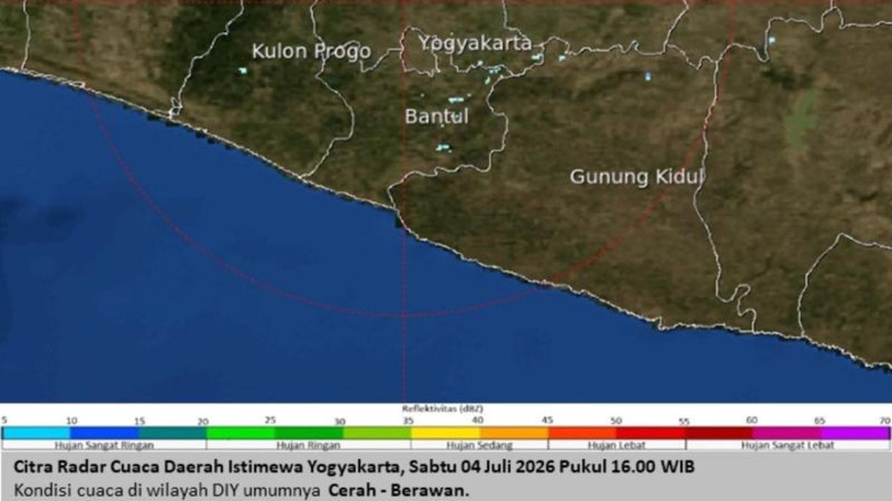 BMKG Identifikasi Siklon Tropis BAVI Pengaruhi Pola Cuaca DIY, Gelombang Laut Meningkat