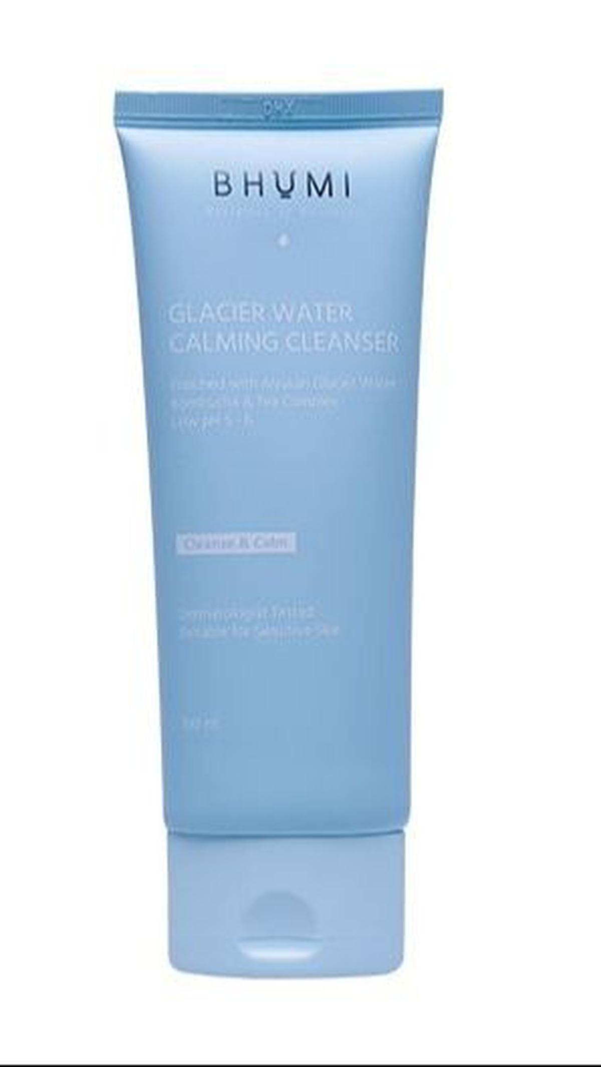10. Bhumi Glacier Water Calming Cleanser