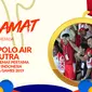 Tim Polo air putra meraih emas pertama bagi indonesia  di SEA Games 2019 (Bola.com/Dody Iryawan)