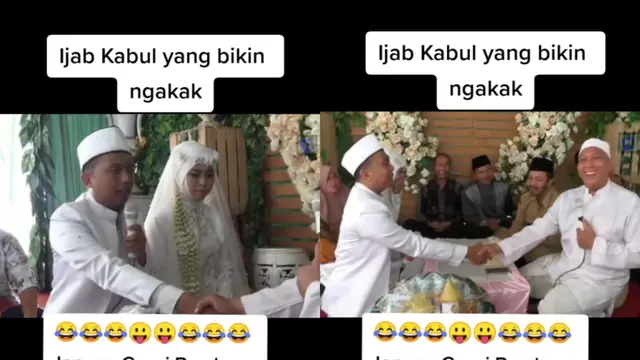 6 Momen Kocak saat Ijab Kabul, Pria ini Malah Sebut Nama Calon Mertua