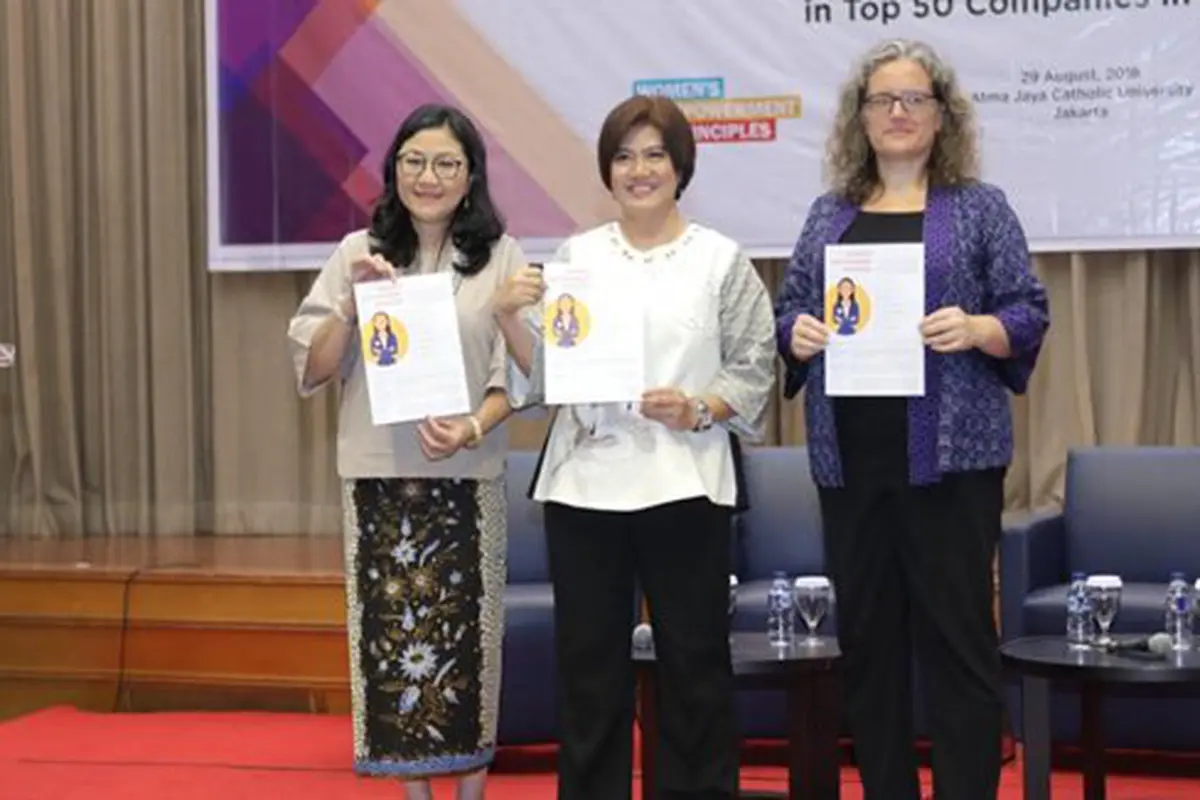 Indonesia Business Coalition for Women Empowerment (IBCWE), Indonesia Global Compact Network (IGCN), dan UN Women