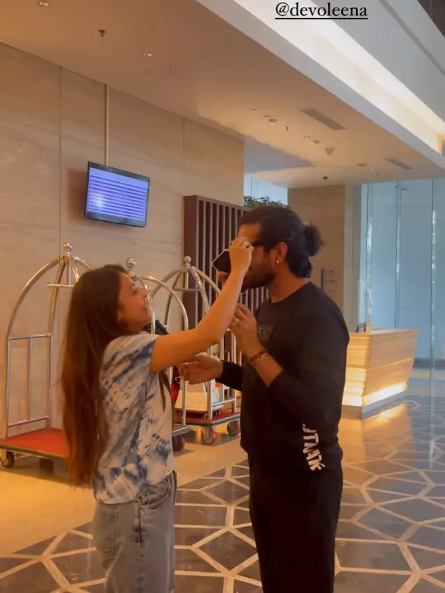 bintang Gopi Devoleena Bhattacharjee dan Vishal Singh reuni di Jakarta (Foto: Instagram/@vishal.singh786)