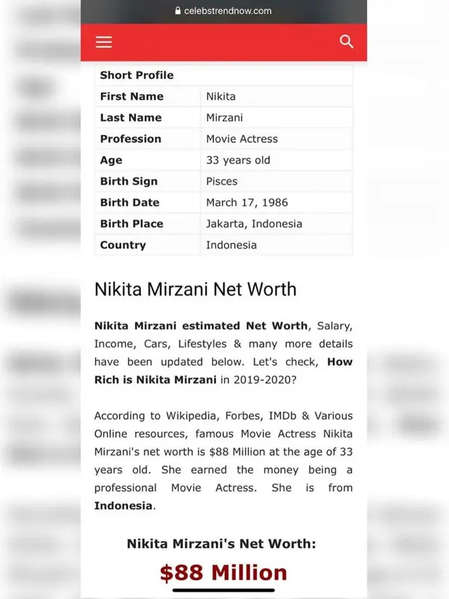 Unggahan Nikita Mirzani. (Foto: Instagram @nikitamirzanimawardi_17)