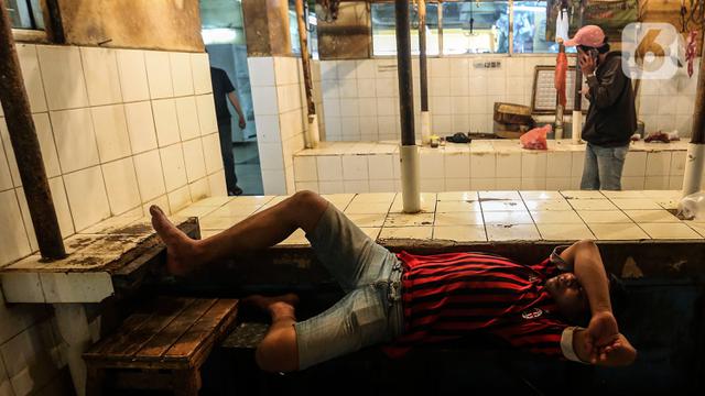 Potret Lapak Kosong Pedagang Daging