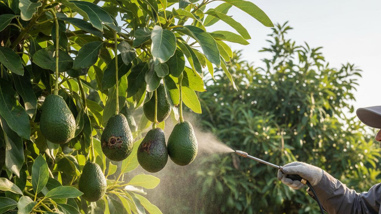 Cara Mencegah Buah Alpukat Busuk di Pohon (Foto: Gemini AI)