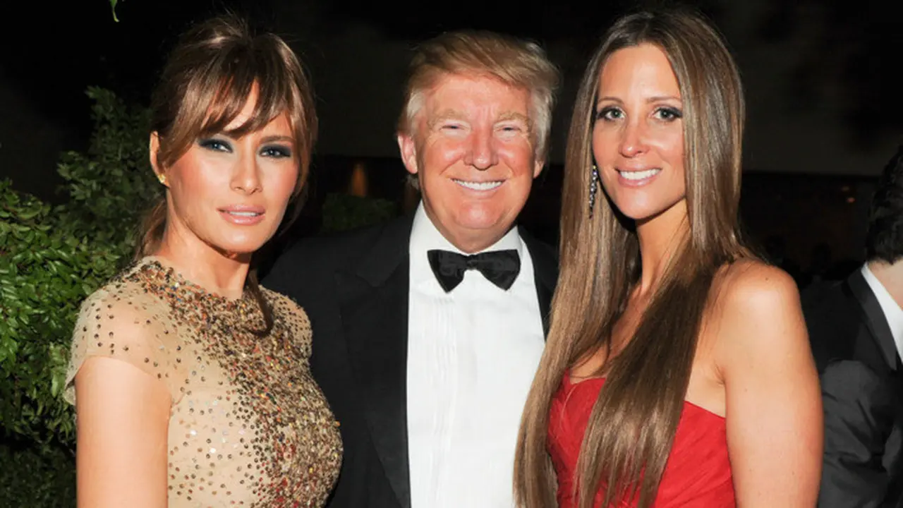 Melania, Donald Trump, dan Stephanie Winston Wolkoff dalam sebuah kesempatan pada tahun 2011