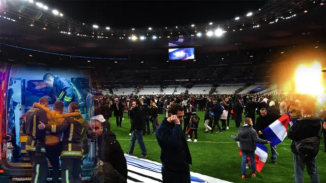 Fakta menarik di balik teror bom yang terjadi saat laga persahabatan Prancis vs Jerman diselengarakan di Stade de France, Paris Prancis pada Jumat (13/11/2015).