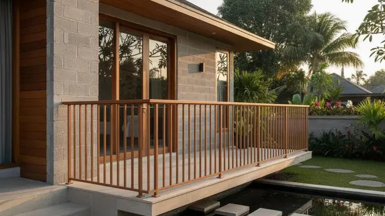 7 Contoh Pagar Balkon Rumah, Inspirasi Desain Aman dan Estetis untuk Hunian Modern