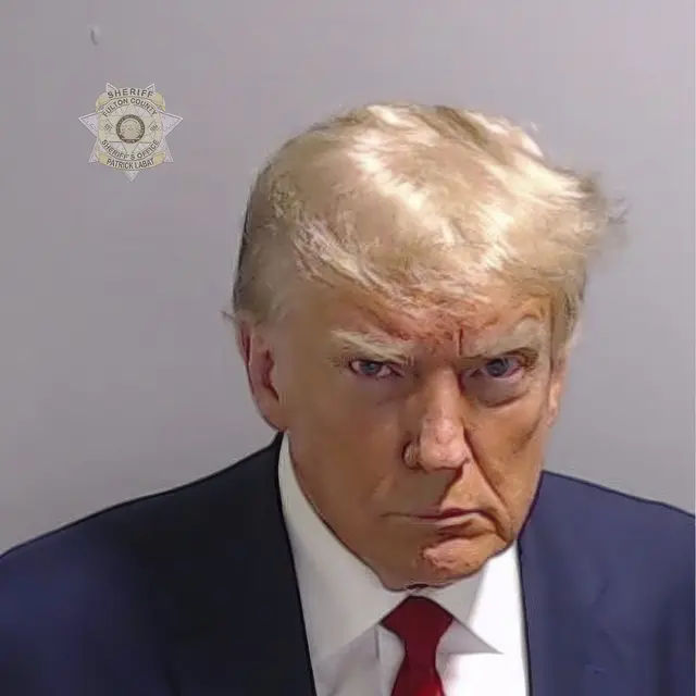 Donald Trump. (Fulton County Sheriff's Office via AP)