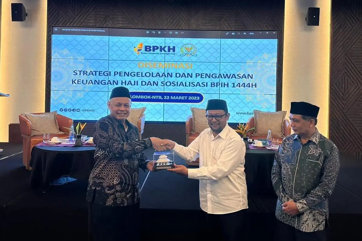 Badan Pengelola Keuangan Haji (BPKH) mensosialisasikan pengelolaan keuangan haji, terkait Biaya Penyelenggaraan Ibadah Haji (BPIH) tahun 2023  di Lombok, Nusa Tenggara Barat (Istimewa)