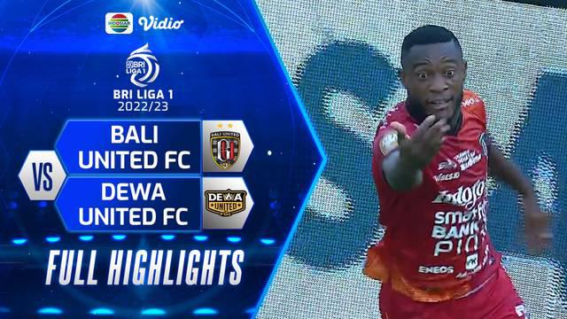 Berita video highlights BRI Liga 1 pertandingan antara Bali United melawan Dewa United pada laga pekan kesembilan BRI Liga 1 2022/2023 di Stadion Kapten I Wayan Dipta, Sabtu (10/9/2022) sore WIB.
