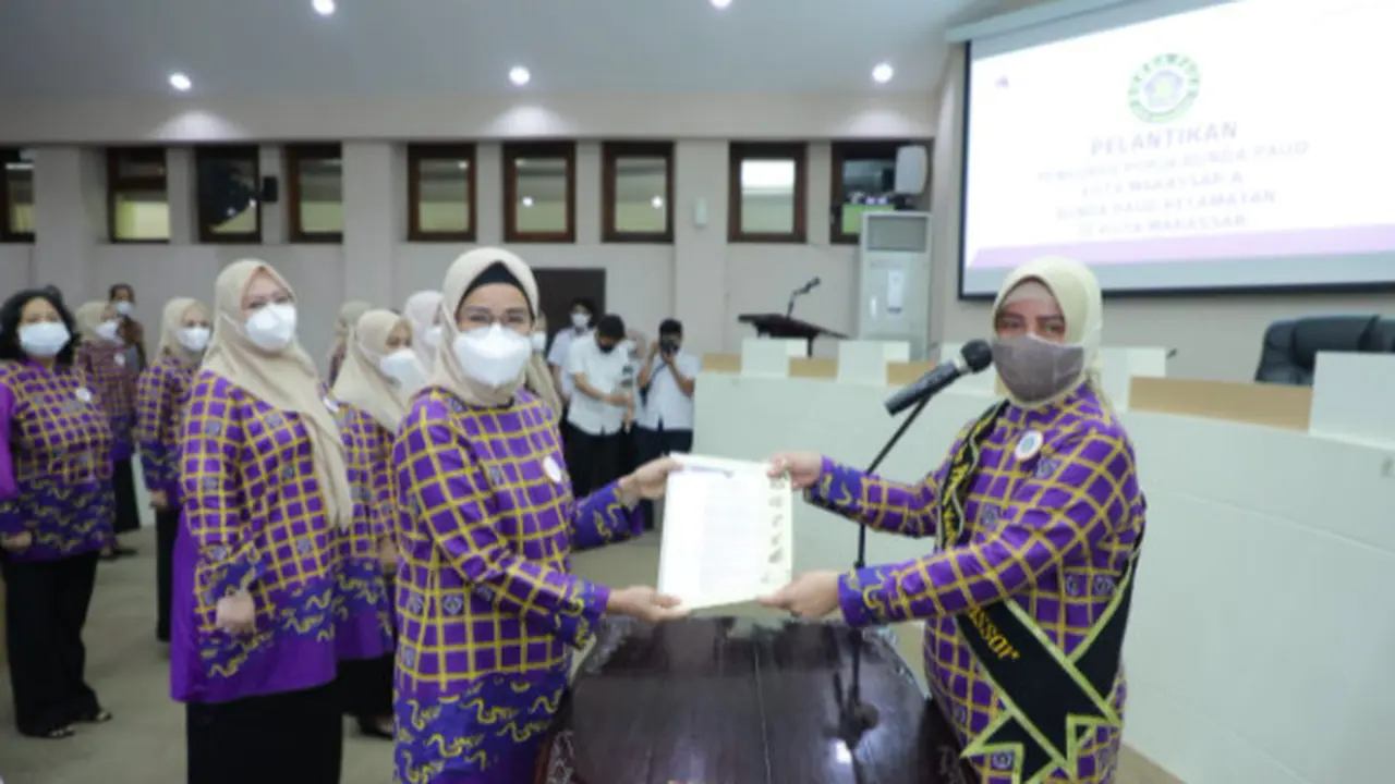Pelantikan Bunda Paud di Makassar (Liputan6.com)