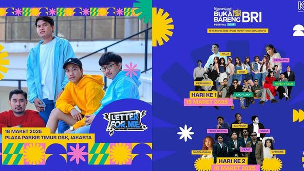 Selamat! Ini Band Submission yang Terpilih untuk Tampil di KapanLagi Buka Bareng BRI Festival 2025