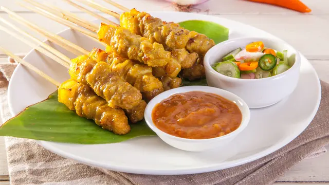 sate kopok ayam