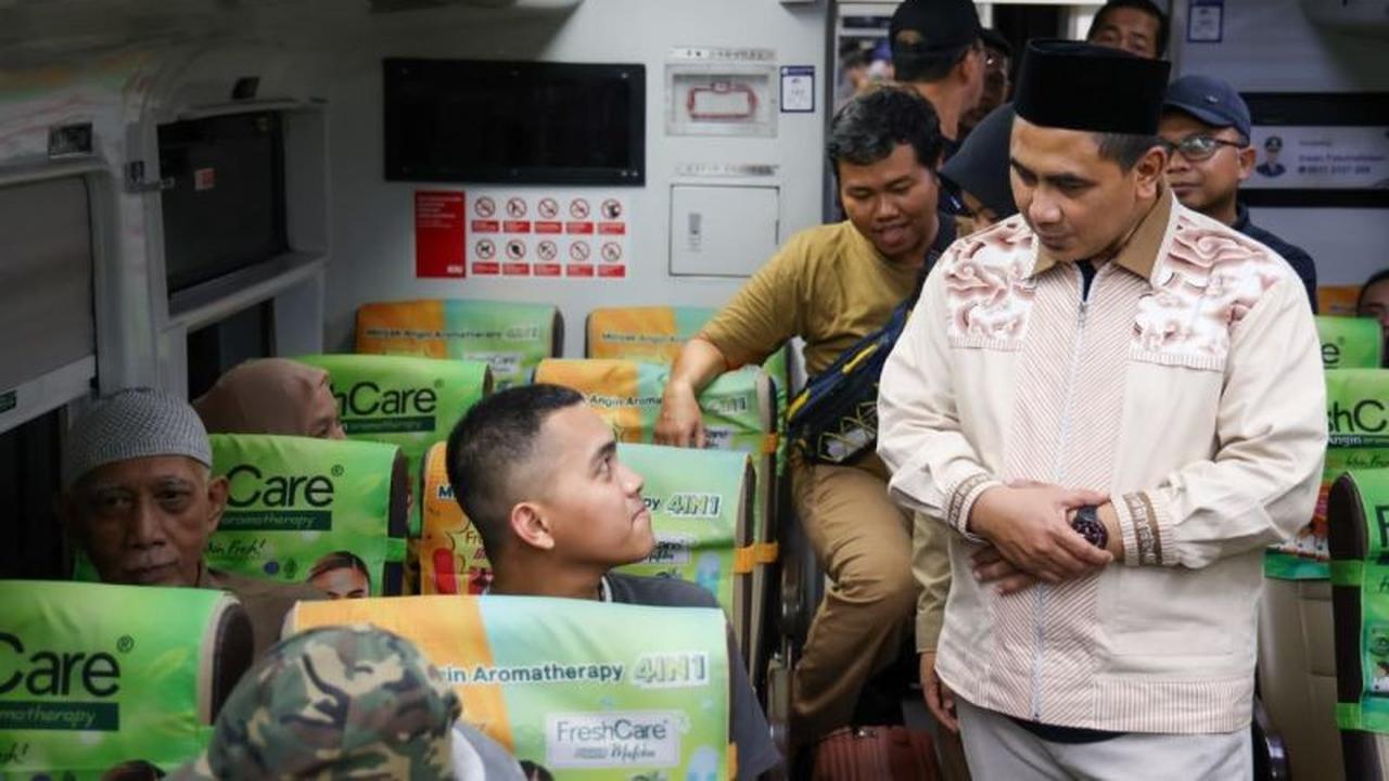 Wagub Jateng Berangkatkan Ratusan Pemudik KA, Sukseskan Mudik Gratis Lebaran 2026