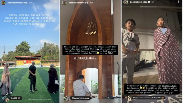 Unggahan Zaskia Adya Mecca. (Instagram/ zaskiadyamecca)