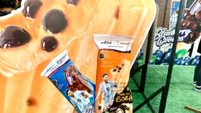 Sambut Piala Dunia 2022 dengan Varian Terbaru Es Krim Aice Pilihan Lionel Messi