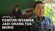 Sekolah tak luput dari sasaran pencurian. Pelaku mengaku sebagai orang tua murid dan mengambil laptop guru di ruang kelas.