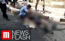 VIDEO: Detik-Detik Polisi Dibakar Massa di Cianjur