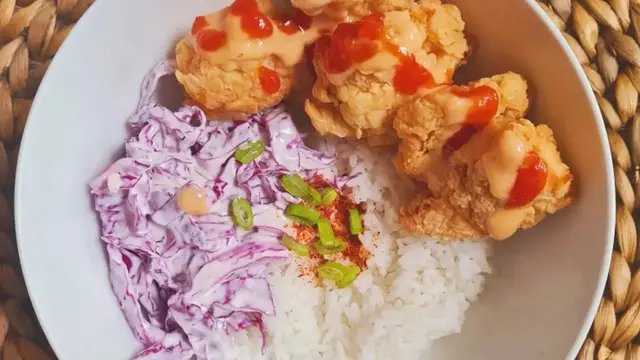 Resep Chicken Karaage Rice Bowl @maennangpawon