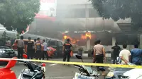 Gedung SDM Polda Metro Jaya Terbakar