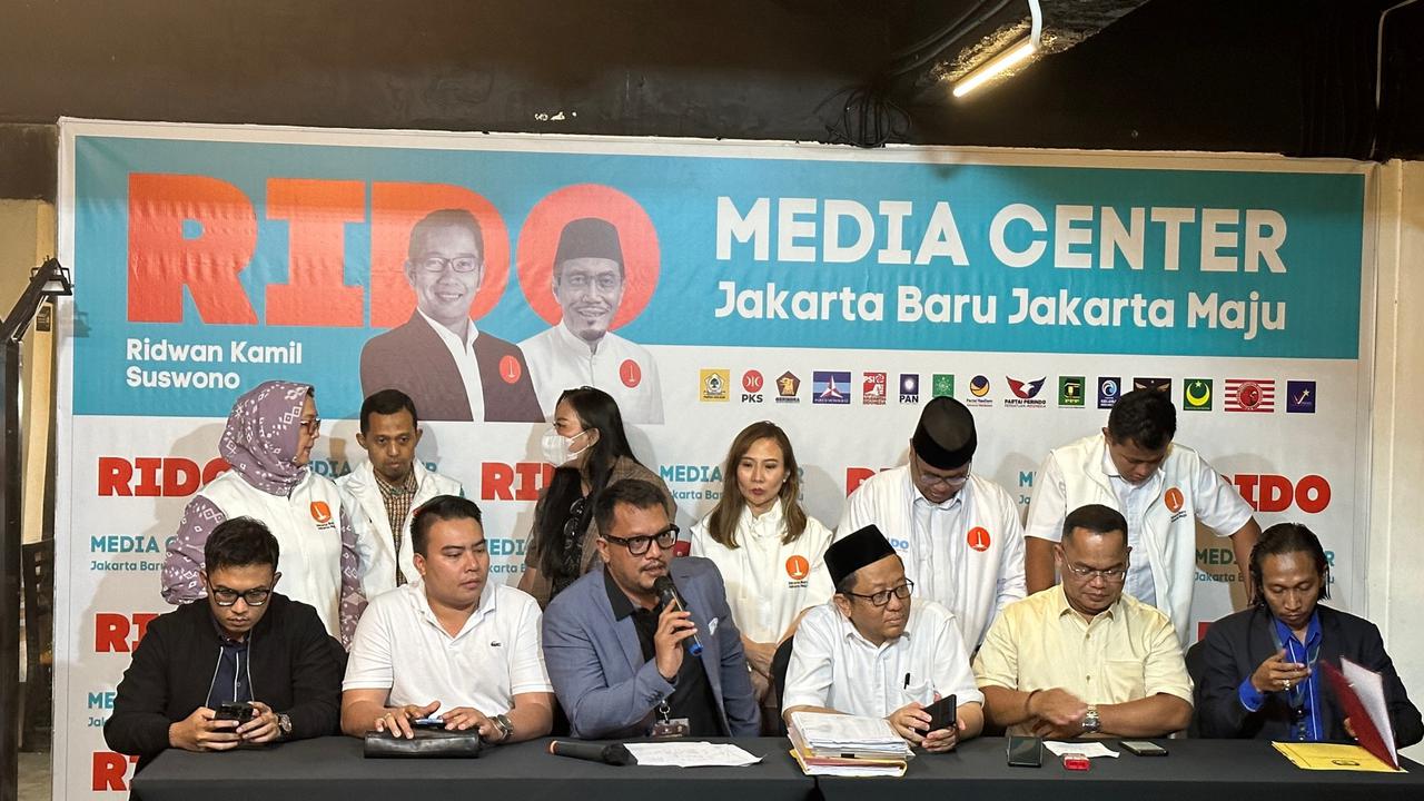 Tim RIDO konpers kecurangan pilkada