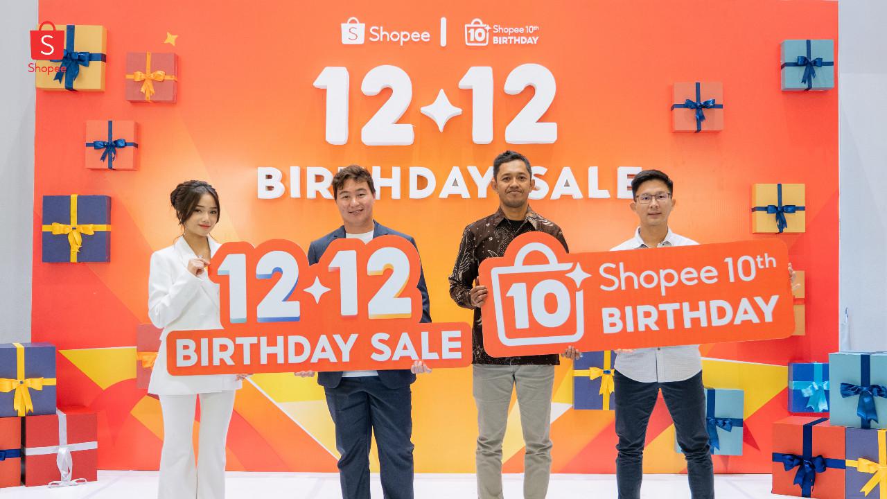 Shopee Rayakan Satu Dekade Perjalanan, Gandeng Fuji hingga Brand Lokal Sambut Puncak 12.12 Birthday Sale