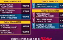 Catat! Jadwal Siaran Langsung PLN Mobile Proliga 2025 Pekan ini di Vidio