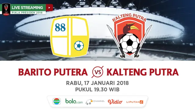 Barito Putera Vs Kalteng Putra