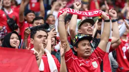 Laga kedua timnas akan berlangsung di Suita City Football Stadium pada Selasa (10/6/2025) pukul 17.35 WIB. (PAUL MILLER/AFP)