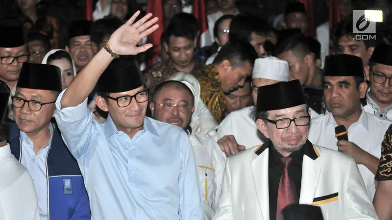 Sandiaga Uno Dampingi Prabowo Subianto di Pilpres 2019