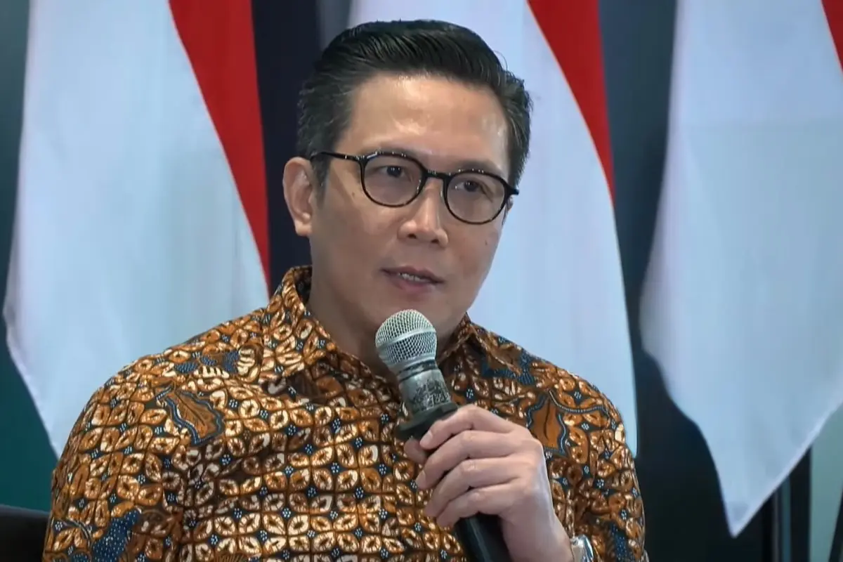 Direktur Utama BEI Jeffrey Hendrik di Gedung BEI (Foto: Liputan6.com/Tira Santia)