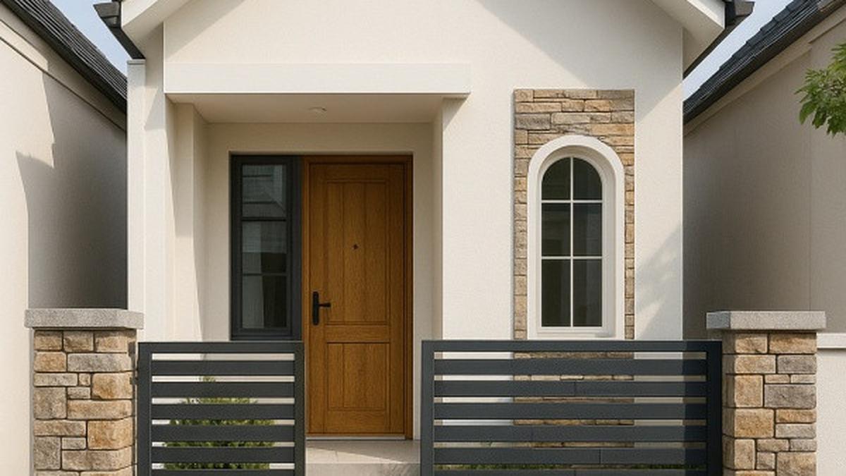 10 Inspirasi Pagar untuk Rumah Minimalis dengan Teras Sempit, Lindungi dan Perindah Rumah