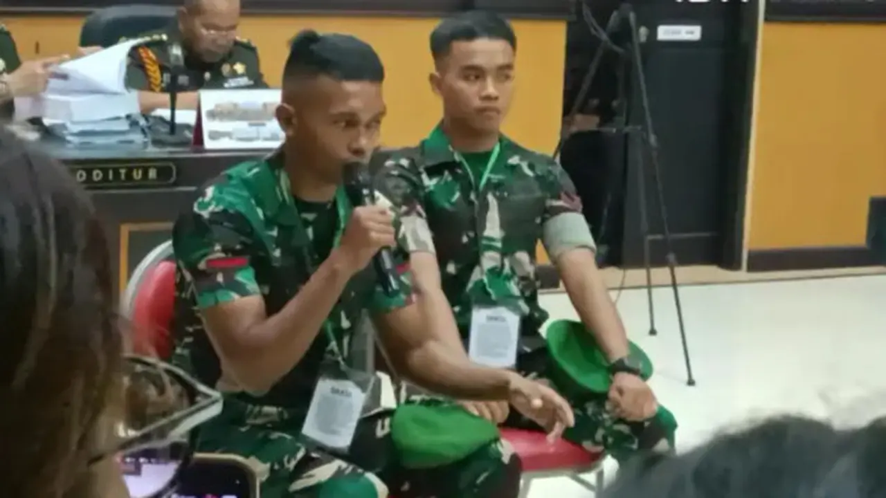 Prada Richard, saksi kunci kematian Prada Lucky sekaligus korban penyiksaan dari atasan di barak militer