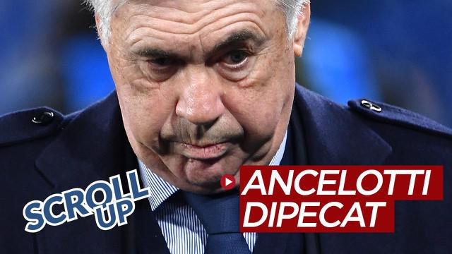 Berita video Scroll Up kali ini membahas Carlo Ancelotti yang dipecat meski Napoli berhasil lolos ke 16 Besar Liga Champions 2019-2020.