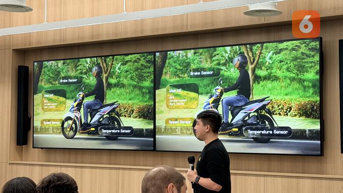 Bike Baik, pemantauan armada motor dengan IoT. (Liputan6.com/ Yuslianson)