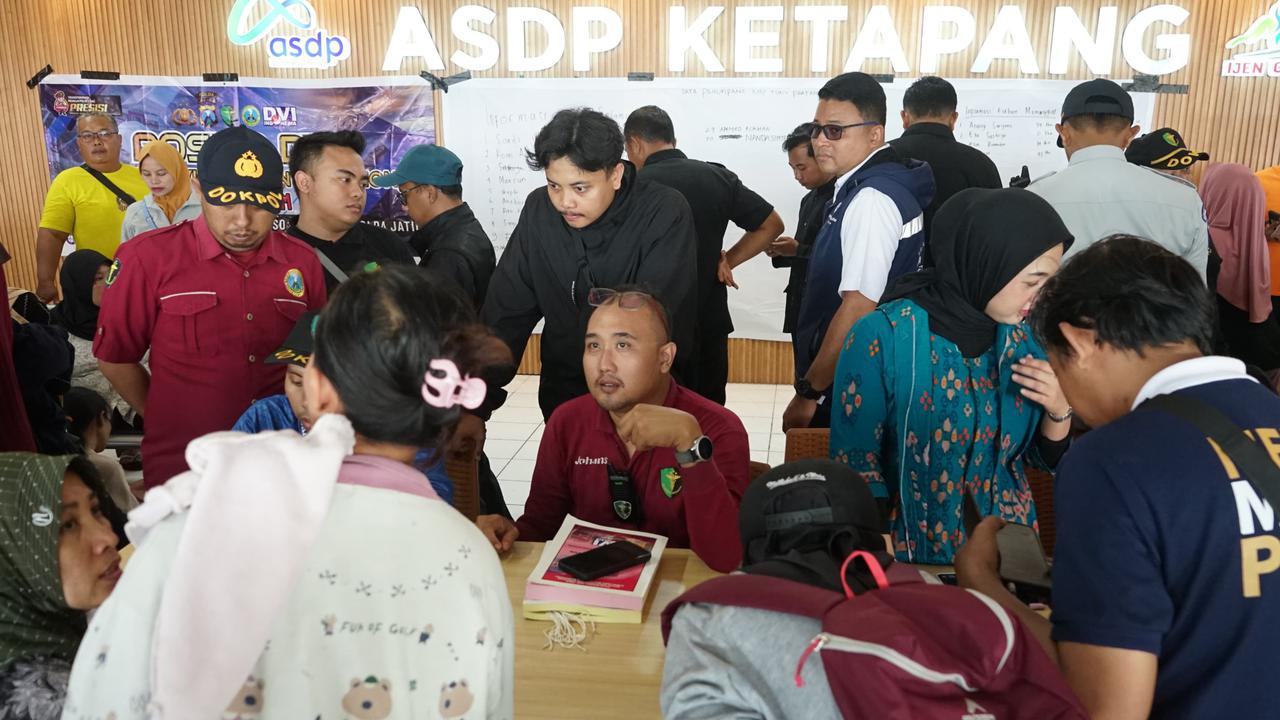 KMP Tunu Putra Jaya Tenggelam, Bupati Ipuk Kerahkan Bantuan Evakuasi dan Medis