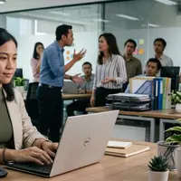 Fokus kerja (AI Generated)