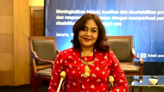 Direktur AUDISI Yustitia Arief di Menteng, Jakarta Pusat, Kamis (15/9/2022). Foto (Liputan6.com/Ade Nasihudin).