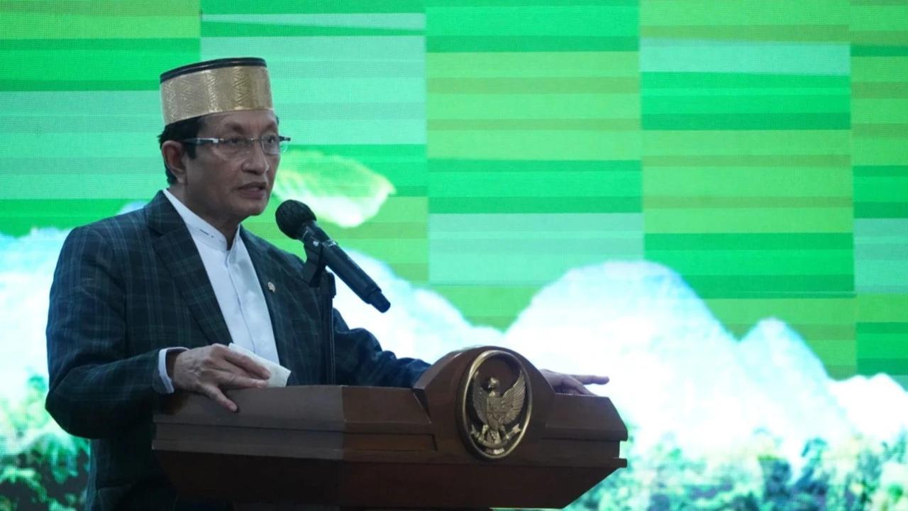 Pesan Menag Nasaruddin ke Anak Buah: Jangan Ambil Bukan Hak, Daging Tumbuh dari Sesuatu Haram Tak Bisa Dibersihkan