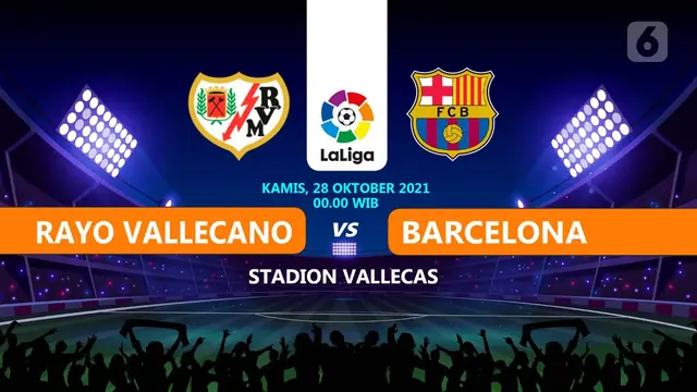 Rayo Vallecano vs Barcelona - La Liga Spanyol