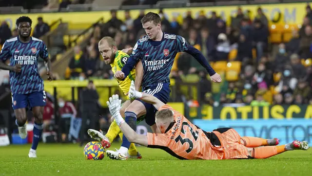 FOTO: Arsenal Bantai Norwich City 5-0 di Boxing Day