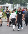 Padatnya aktivitas sebagai menteri ATR/BPN tidak membuat AHY meninggalkan olahraga. Begitu pula dengan sang istri, Annisa Pohan [@agusyudhoyono]