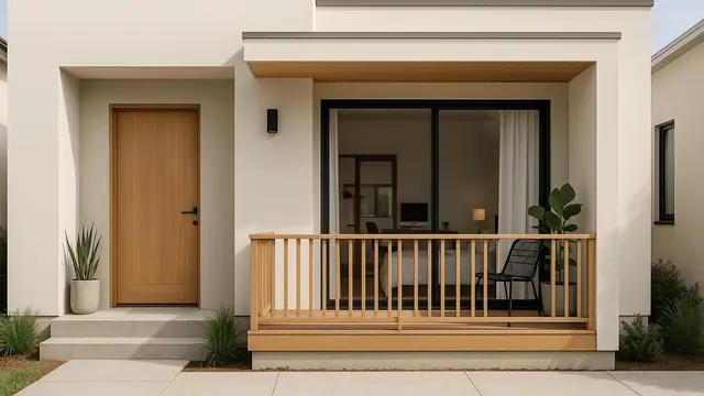 Model Rumah 9x6 Meter Dua Kamar Tidur dengan Ruang Kerja