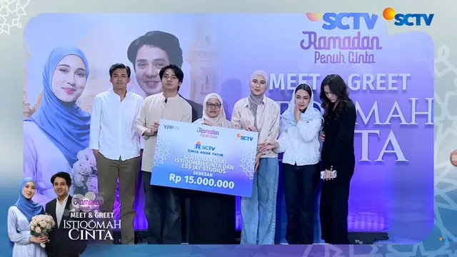 Intip Keseruan Yasmin Napper dan Para Pemain Sinetron Istiqomah Cinta Berbagi Kebahagiaan di Bulan Ramadan