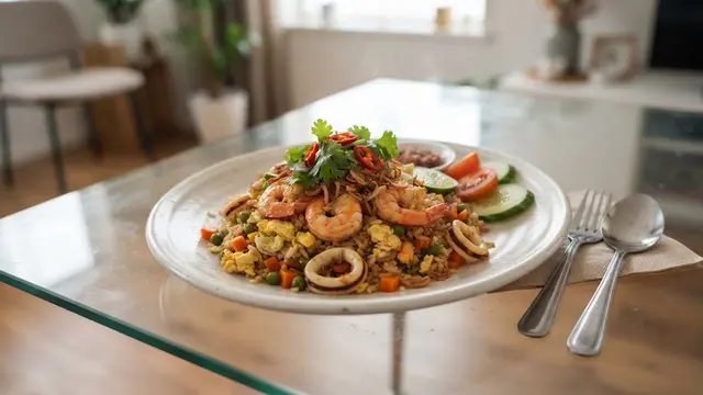 Resep Nasi Goreng Seafood Gurih Anti Amis